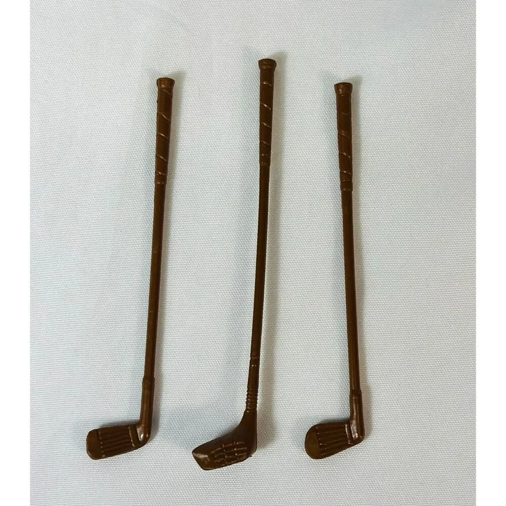 Vintage 1974 Wilton Golf Cake Decorating Accessories Club Flag Golfer